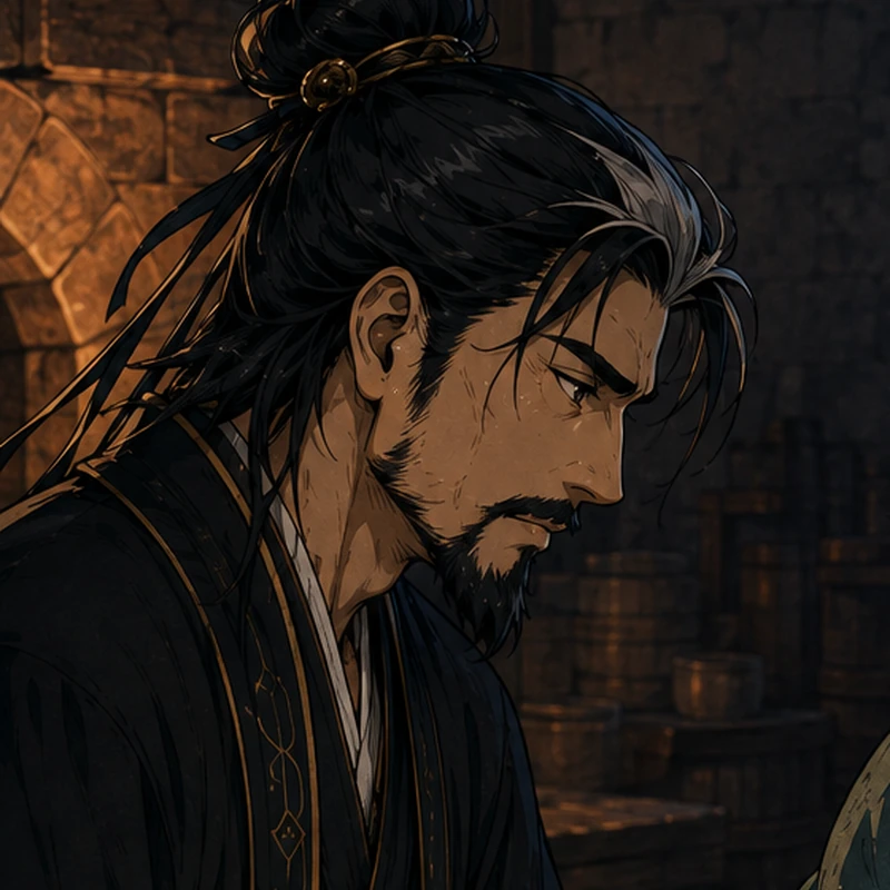 The Master lets the uncomfortable answer hang between them.
