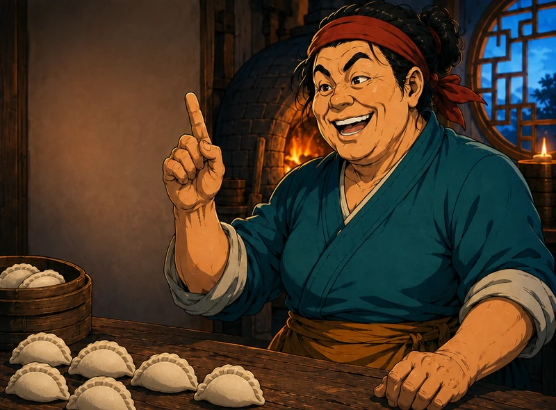 Yan raises a confident finger. Her expression says that no job could be too much trouble.