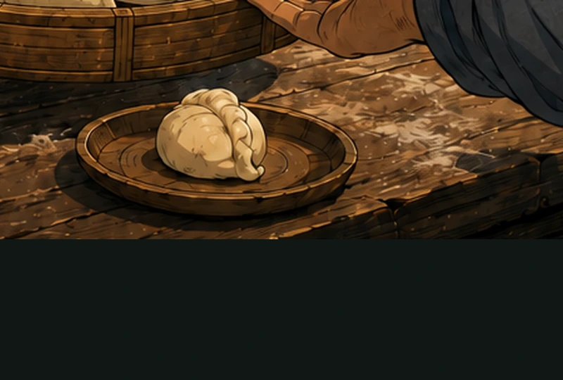 One misshapen closed bun sits on a separate plate beside the completed order.